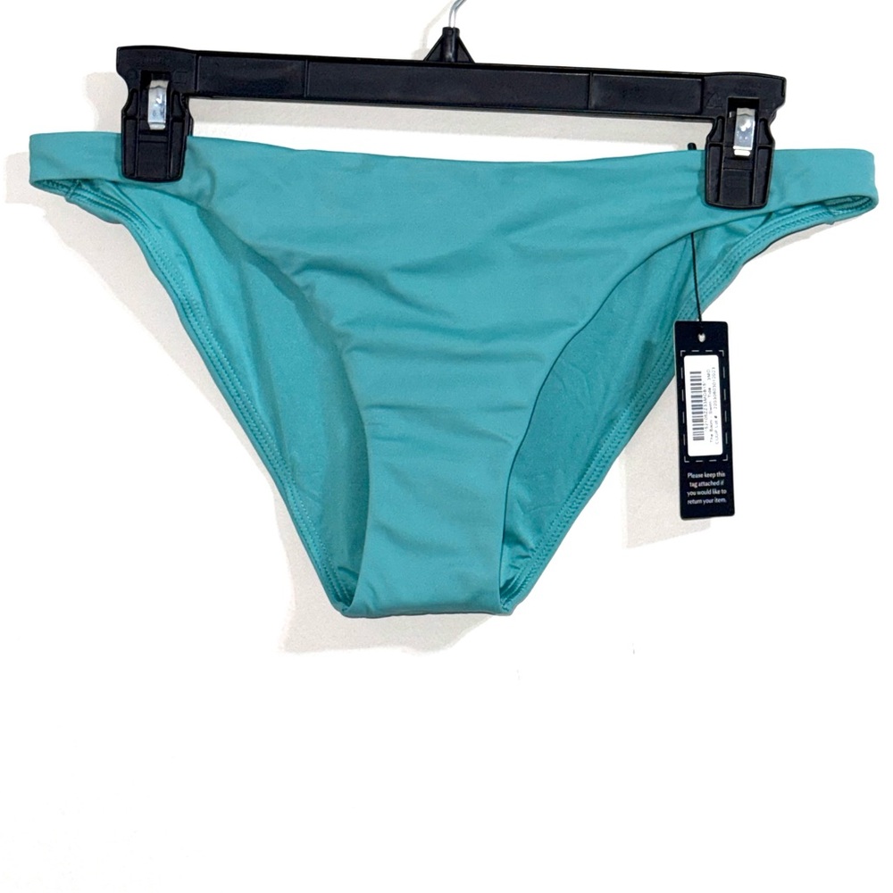 Bikini Bottom CUUP Tide Teal Econyl Sustainable Swim Size 3 Medium